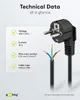 Goobay 93976, hoekige beschermingscontactkabel voor Productafbeelding-voorbeeld 4