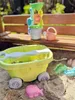 WOOPIE GREEN Sandspielset mit Schiebewagen, 13-teilig – Produktbild-Vorschau 8
