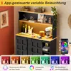 okwish Küche Hochschränk mit Steckdose und LED, Produktbild-Vorschau 4