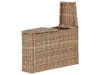 BELIANI Gartenmöbel Set Goldbraun Rattan u. Aluminium Produktbild-Vorschau 9