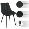 Lot de 2 chaises de salle à manger, fauteuil rembourré en Voir les images du produit 6