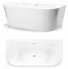 Corciano Vorwandbadewanne Pari 180x80 cm Weiß | Produktbild-Vorschau 5