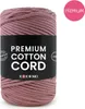 KOKONKI Premium Baumwollkordel 3 mm, 100 m Rolle, Malwa Produktbild-Vorschau 2