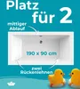 Calmwaters® Acryl Premium Badewanne Komplettset 190x90 cm - Produktbild-Vorschau 2