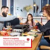 Solis 5 in 1 Raclette Tischgrill, 1400 W, 8 Personen, Mini Produktbild-Vorschau 5