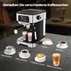 COSTWAY Espressomaschine 20 Bar, 1200W Siebträgermaschine Produktbild-Vorschau 4