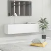 vidaXL TV skrinka biela 120x30x30 cm Drevo Materiál Náhľad obrázku produktu 2
