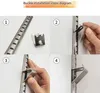 Nerezové držáky polic na chladničku, 12dílná sada držáků Náhled obrázku produktu 5