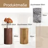 Runder Beistelltisch 30 cm, Walnuss-Optik, MDF, Produktbild-Vorschau 8
