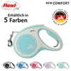 Laisse New Comfort M Tape 5 m light blue Flexi Voir les images du produit 13
