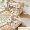 Letto a castello 90 x 200 cm in legno, trasformabile in due Anteprima dell’immagine prodotto 5
