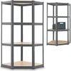Juskys Eckregal Corner Easy 160 x 75 x 40-75 cm - max. 320 Produktbild-Vorschau 1