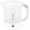 A white electric kettle is shown against a white background. Voir les images du produit