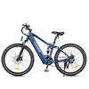 A blue electric mountain bike is shown against a white background. Produktbild-Vorschau