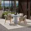 tectake® Runder Gartentisch Talmi minimalistisches Design Produktbild-Vorschau 7