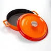 LAVA Bräter orange Ø 29 cm, Serie Casseroles round Höhe: Produktbild-Vorschau 4