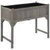 vidaXL Hochbeet mit Gewächshaus 110x54x120 cm Massivholz Produktbild-Vorschau 7
