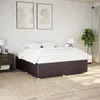 vidaXL Bettgestell ohne Matratze Dunkelbraun 180x200 cm Produktbild-Vorschau 2