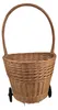 Einkaufswagen aus Weide Klein 44x32x90 cm Transportkorb mit Produktbild-Vorschau 1