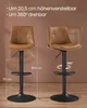 VASAGLE Barhocker 2er Set, höhenverstellbar, drehbar, mit Produktbild-Vorschau 7