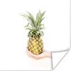 MuchoWow® Poster Tropisch - Ananas - Gelb 75x75 cm - Wand Produktbild-Vorschau 1