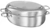 Rösle Rösle Bräter oval ELEGANCE Edelstahl Deckel mit PTFE Podgląd zdjęcia produktu 2