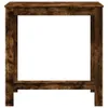 vidaXL Barový stůl kouřový dub 102x50x103,5 cm materiál na Náhled obrázku produktu 4