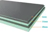 Three stacked construction boards of varying thicknesses. Produktbild-Vorschau