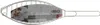 Grillständer für BBQ-Fisch, Edelstahl, 42x9 cm, silber Produktbild-Vorschau 2