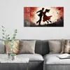 DEQOART Glasbild Echtglas 100x50 cm 'Tanz der Leidenschaft' Produktbild-Vorschau 3