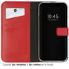 Funda de Cuero Auténtico tipo Libro para Apple iPhone 14 - Vista previa de la imagen del producto 3