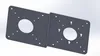 ALLNET VESA_MINIPC_PLATE, Schwarz Produktbild-Vorschau 1