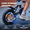 A02 E-Bike Klapprad 14 Zoll, 250W Pedelec 25 km/h, 36V Produktbild-Vorschau 4