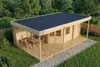 Alpholz Gartenhaus Johanna-40 Plus aus naturbelassenem Holz Produktbild-Vorschau 5