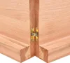 vidaXL Plan de toilette brun clair 140x50x(2-6) cm Bois Voir les images du produit 9