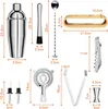 Cocktail Set, 750 ML Cocktailshaker Bar Set, Edelstahl Produktbild-Vorschau 2