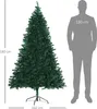 HOMCOM Weihnachtsbaum Tannenbaum Christbaum 1000 Äste Produktbild-Vorschau 3