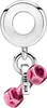Pandora Charm Dangle Anhänger 799545C01 Dumbbell Heart Produktbild-Vorschau 3