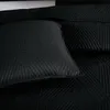 Schwarze Tagesdecke Sofa Steppdecke PLED 75x150 TRIO Produktbild-Vorschau 3