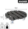 WAGNER Pflanzenroller WPC Ø 38,5 x 11 cm, für außen & Produktbild-Vorschau 2