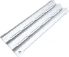 A silver metal grill heat plate with multiple slots, shown at an angle on a white background. Produktbild-Vorschau