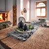 Tischläufer 'Dunkle FelloptiK', Kunstfell 33 x 140 cm Produktbild-Vorschau 4