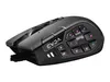 A black EVGA X15 MMO gaming mouse is shown from a side angle against a white background. Produktbild-Vorschau
