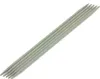 A set of knitting needles laid out diagonally on a white background. Produktbild-Vorschau