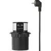 Sygonix SY-4780156 Steckdosenturm Schwarz, Silber Produktbild-Vorschau 2
