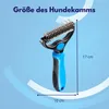 Knaak Zweiseitiger Hundekamm aus Edelstahl für Hunde und Produktbild-Vorschau 4