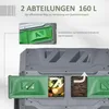 Outsunny Trommel-Komposter 160L Gartenkomposter mit 2 Produktbild-Vorschau 6