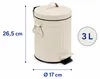 Relaxdays Kosmetikeimer, 3 Liter, Absenkautomatik, Produktbild-Vorschau 4
