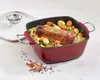 Brytfanna King odlew aluminiowy czerwony wysoka 5 litrów 28 Podgląd zdjęcia produktu 3