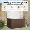 vidaXL Gartenbox Braun 149x99x93 cm Produktbild-Vorschau 5